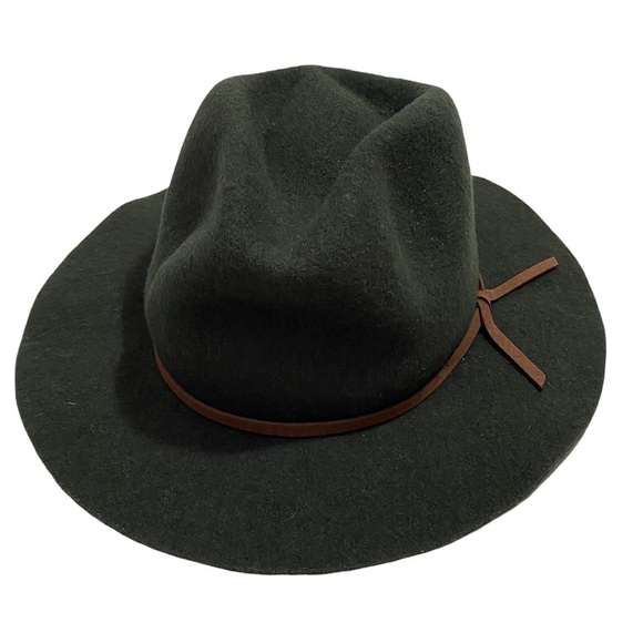 Brixton Valley Fedora Moss Green One Size - Picture 1 of 9